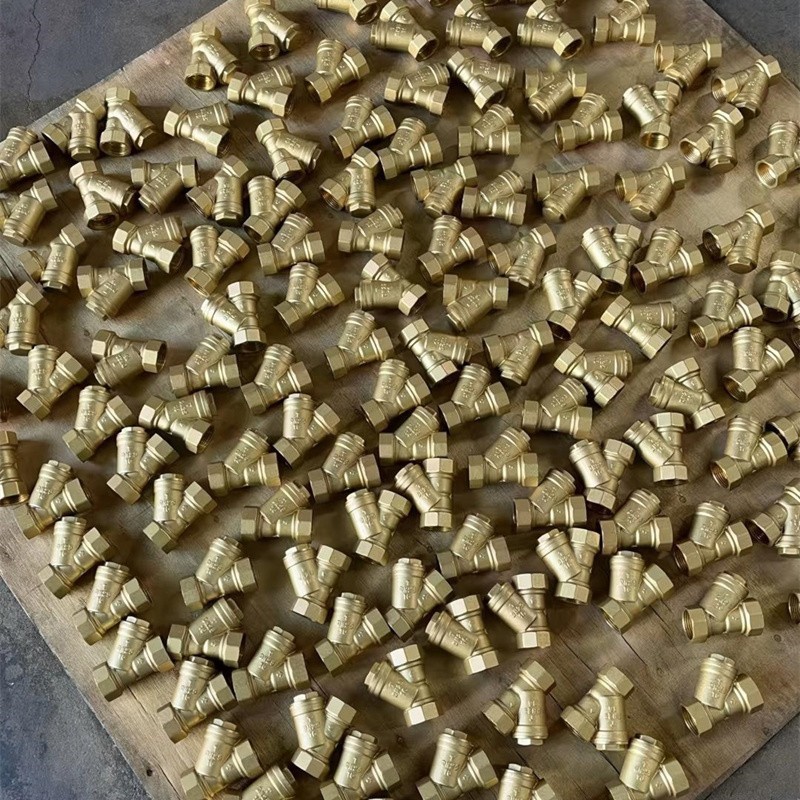 y strainer brass